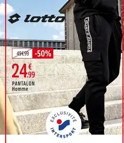 Intersport LOTTO Pantalon homme offre