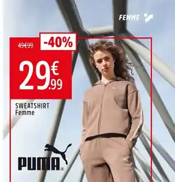 Intersport PUMA Sweatshirt femme offre
