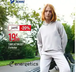 Intersport ENERGETICS Sweatshirt femme offre