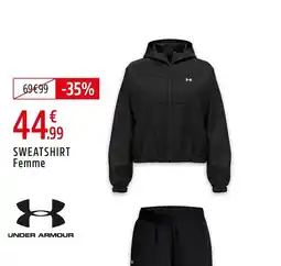 Intersport UNDER ARMOUR Sweatshirt femme offre