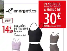 Intersport ENERGETICS Brassière de training femme offre