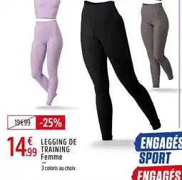 Intersport Legging de training femme offre