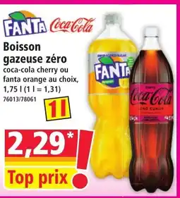 Norma FANTA, COCA-COLA Boisson gazeuse zéro offre