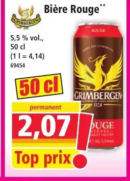 Norma Bière Rouge offre