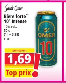 Norma SAINT OMER Bière forte 10° Intense offre