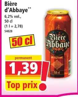 Norma Bière d'Abbaye offre