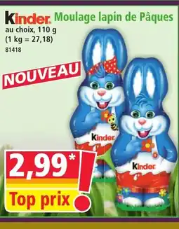 Norma KINDER Moulage lapin de Pâques offre