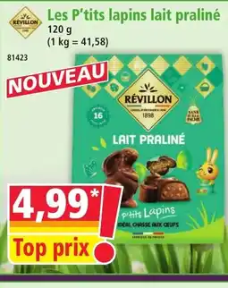 Norma REVILLON Les P'tits lapins lait praliné offre
