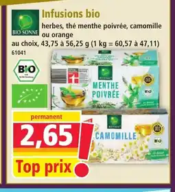 Norma BIO SONNE Infusions bio offre