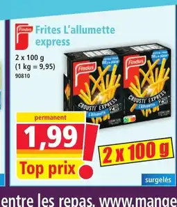 Norma FINDUS Frites L'allumette express offre