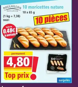 Norma POULAILLON 10 moricettes nature offre