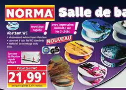 Norma BADKOMFORT Abattant WC offre