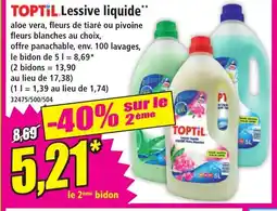 Norma TOPTIL Lessive liquide offre
