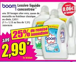 Norma BOOM Lessive liquide concentrée offre