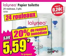 Norma LALYNEA Papier toilette offre