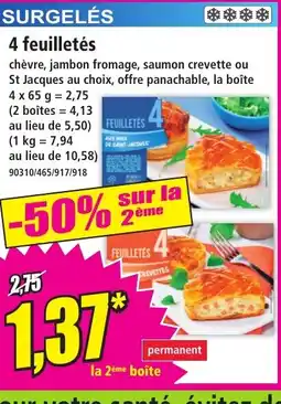 Norma 4 feuilletés offre