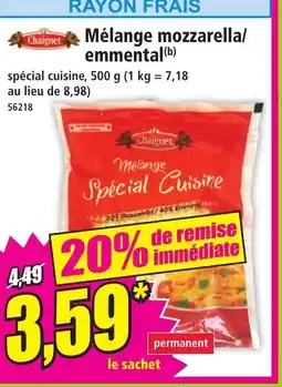 Norma CHAIGNET Mélange mozzarella/ emmental offre