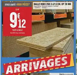 Brico Cash Dalle osb3 offre