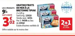Auchan TIPIAK Gratins fruits de mer à la bretonne offre