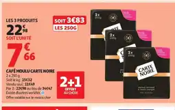 Auchan CARTE NOIRE Café moulu offre