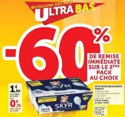 U Express Skyr offre decouverte yoplait offre