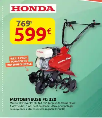 Honda motobineuse fg 320
