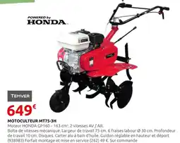 Rural Master Honda motoculteur mt75-3h offre