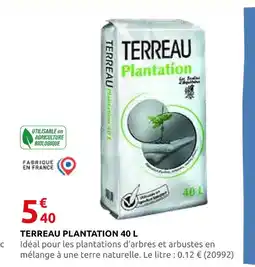 Rural Master Terreau plantation 40 l offre