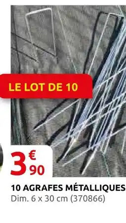 Rural Master 10 agrafes métalliques offre