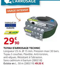Rural Master Tuyau d'arrosage technic offre