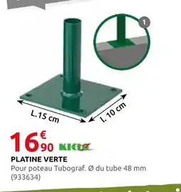 Rural Master Platine verte offre