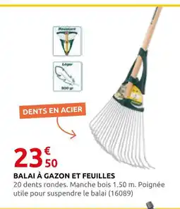 Rural Master Balai à gazon et feuilles offre