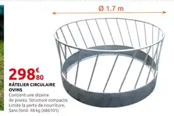 Rural Master Râtelier circulaire ovins offre