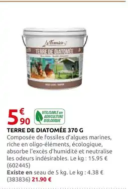 Rural Master Terre de diatomée 370 g offre