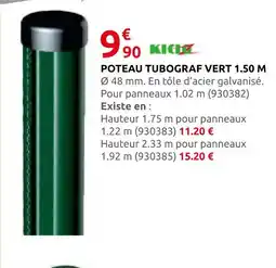 Rural Master Poteau tubograf vert 1.50 m offre