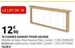 Rural Master Cadres dadant pour hausse offre