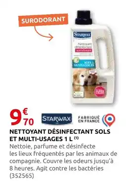 Rural Master Starwax nettoyant désinfectant sols et multi-usages offre