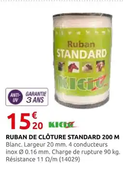 Rural Master Ruban de clôture standard 200 m offre