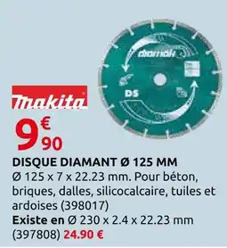 Rural Master Makita disque diamant ø 125 mm offre