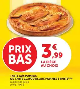 U Express Tarte clafoutis aux pommes 6 parts offre