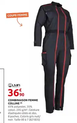 Rural Master Lma combinaison femme colline offre