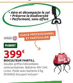 Rural Master Pubert bioculteur fairtill offre