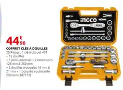 Rural Master Ingco coffret clés à douilles offre