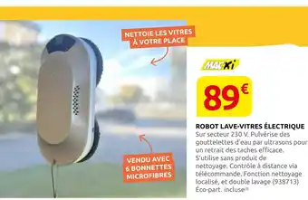 Macxi robot lave-vitres électrique