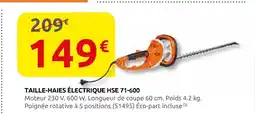 Rural Master Taille-haies électrique hse 71-600 offre