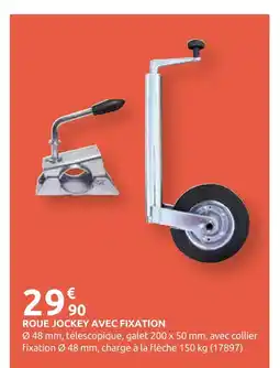 Rural Master Roue jockey avec fixation offre