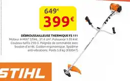 Rural Master Stihl débroussailleuse thermique fs 111 offre