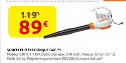 Rural Master Souffleur électrique bge 71 offre