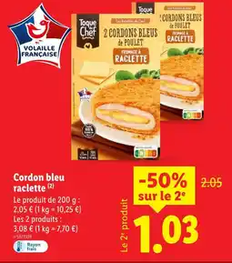 Lidl Toque du chef cordon bleu offre