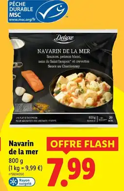 Lidl Deluxe navarin de la mer offre